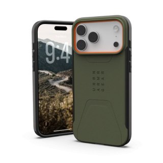 UAG Civilian MagSafe - etui do iPhone 18 Pro Max / 17 Pro Max kompatybilne z MagSafe (olive/orange)