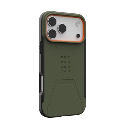 UAG Civilian MagSafe - etui do iPhone 18 Pro Max / 17 Pro Max kompatybilne z MagSafe (olive/orange)