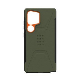 UAG Civilian Pro - obudowa ochronna do Samsung Galaxy S25 Ultra 5G z wbudowanym modułem magnetycznym (olive/orange)