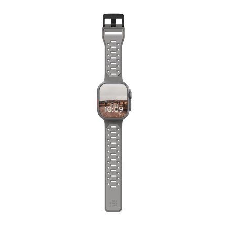 UAG Civilian - silikonowy pasek do Apple Watch 44mm-49mm (Apple Watch 4-11, SE 1-3, Ultra 1-3) (titanium)