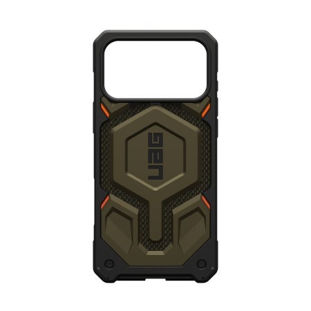 UAG Monarch Pro - etui do iPhone 18 Pro Max / 17 Pro Max kompatybilne z MagSafe (kevlar element green) [s]