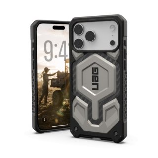 UAG Monarch Pro - etui do iPhone 18 Pro Max / 17 Pro Max kompatybilne z MagSafe (titanium) [s]