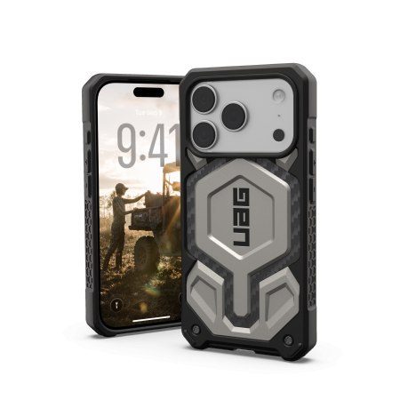 UAG Monarch Pro - etui do iPhone 18 Pro / 17 Pro kompatybilne z MagSafe (titanium)