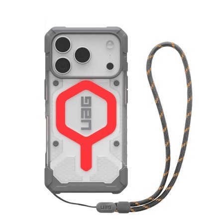UAG Pathfinder Clear MagSafe Bundle - etui do iPhone 18 Pro / 17 Pro kompatybilne z MagSafe oraz smycz na nadgarstek (active lav