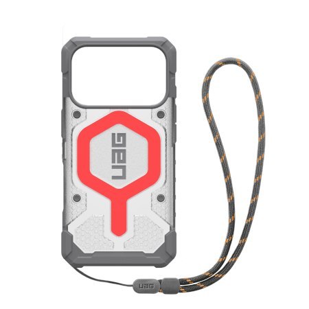 UAG Pathfinder Clear MagSafe Bundle - etui do iPhone 18 Pro / 17 Pro kompatybilne z MagSafe oraz smycz na nadgarstek (active lav