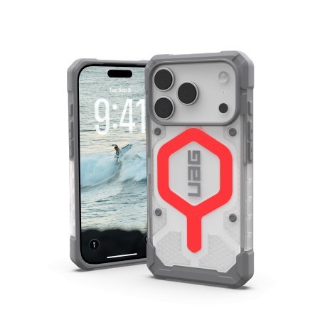 UAG Pathfinder Clear MagSafe Bundle - etui do iPhone 18 Pro / 17 Pro kompatybilne z MagSafe oraz smycz na nadgarstek (blues)