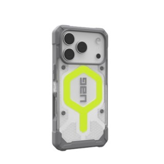 UAG Pathfinder Clear MagSafe - etui do iPhone 18 Pro / 17 Pro kompatybilne z MagSafe (active neon)