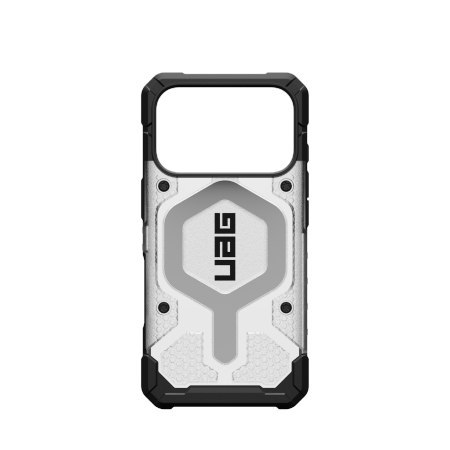 UAG Pathfinder Clear MagSafe - etui do iPhone 18 Pro / 17 Pro kompatybilne z MagSafe (ice/silver)