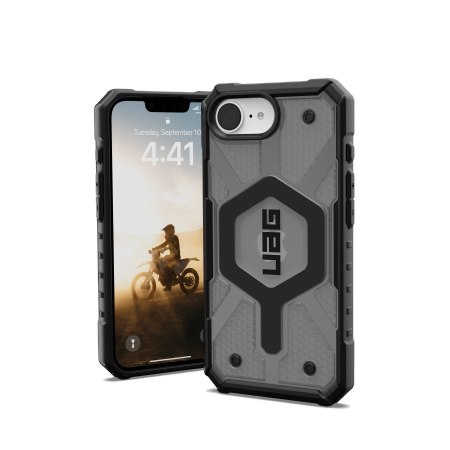 UAG Pathfinder Clear Magsafe - obudowa ochronna do iPhone 16e / 17e kompatybilna z MagSafe (ash)