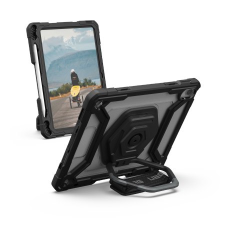 UAG Plasma HS Kickstand - obudowa ochronna z uchwytem do Apple Pencil, uchwytem na dłoń oraz podstawką do iPad 10.9" 10 generacj