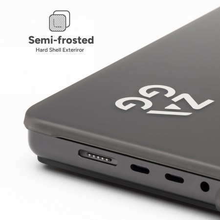 ZAGG Hardshell - obudowa ochronna do MacBook Air 13" M2 (2022) / M3 (2024) / M4 (2025) / M5 (2026) (smoke)