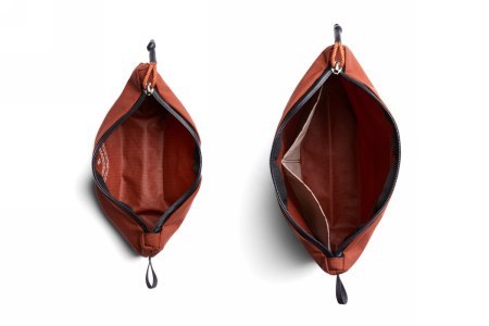 Bellroy Lite Pouch Duo - zestaw dwóch organizerów podróżnych (18 cm x 27 cm x 1,5 cm oraz 8 cm x 23 cm x 6 cm) (clay)