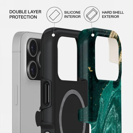 Burga Tough Magsafe - etui ochronne do iPhone 17 Pro kompatybilne z MagSafe (emerald pool)