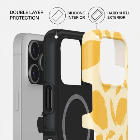 Burga Tough Magsafe - etui ochronne do iPhone 17 Pro kompatybilne z MagSafe (lemon tart)