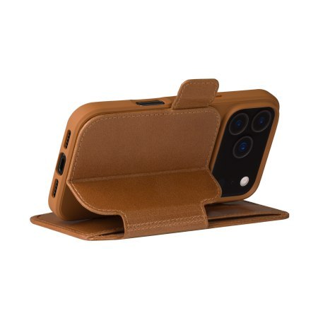 Dbramante 1928 Copenhagen - skórzane etui do iPhone 18 Pro / 17 Pro (tan)