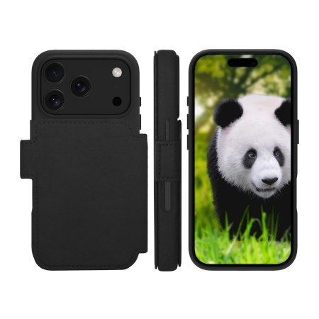 Dbramante 1928 Lynge MS - skórzane etui do iPhone 18 Pro / 17 Pro kompatybilne z MagSafe (black)