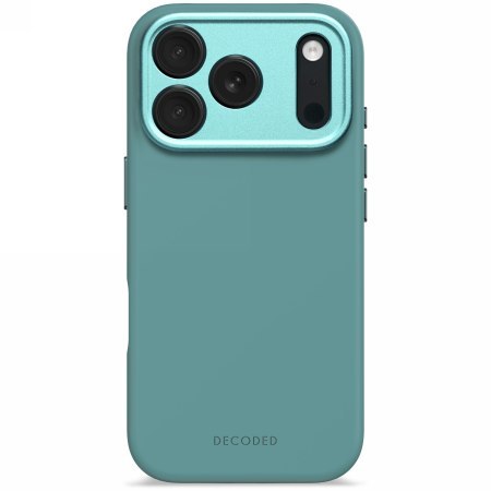 Decoded AntiMicrobial Silicone Backcover - silikonowa obudowa ochronna do iPhone 17 Pro kompatybilna z MagSafe (retro blue)
