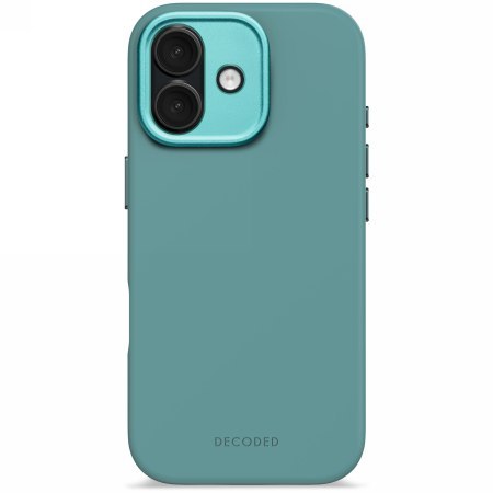 Decoded AntiMicrobial Silicone Backcover - silikonowa obudowa ochronna do iPhone 17 kompatybilna z MagSafe (retro blue)
