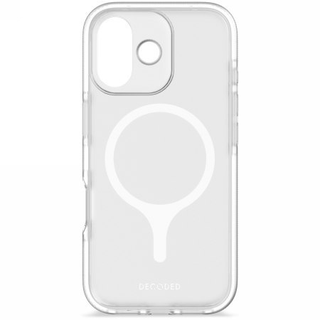 Decoded DropTec Transparent Backcover - obudowa ochronna do iPhone 17 kompatybilna z MagSafe (frosted white)