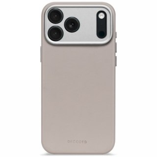 Decoded Leather Backcover - skórzana obudowa ochronna do iPhone 17 Pro Max kompatybilna z MagSafe (solid clay)