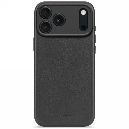 Decoded Leather Backcover - skórzana obudowa ochronna do iPhone 17 Pro kompatybilna z MagSafe (black)