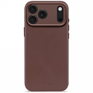 Decoded Leather Backcover - skórzana obudowa ochronna do iPhone 17 Pro kompatybilna z MagSafe (chocolat brown)