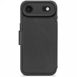 Decoded Leather Detachable Wallet - skórzana obudowa ochronna do iPhone 17 Air kompatybilna z MagSafe (black)