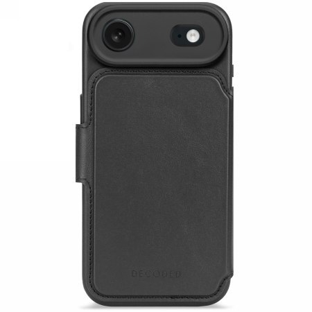 Decoded Leather Detachable Wallet - skórzana obudowa ochronna do iPhone 17 Air kompatybilna z MagSafe (black)