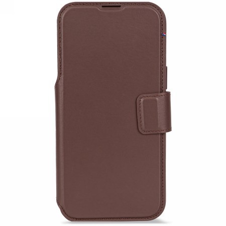 Decoded Leather Detachable Wallet - skórzana obudowa ochronna do iPhone 17 Pro kompatybilna z MagSafe (chocolat brown)