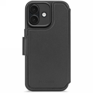 Decoded Leather Detachable Wallet - skórzana obudowa ochronna do iPhone 17 kompatybilna z MagSafe (black)