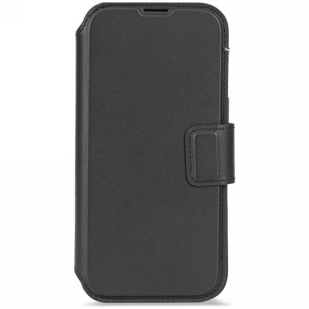 Decoded Leather Detachable Wallet - skórzana obudowa ochronna do iPhone 17 kompatybilna z MagSafe (black)
