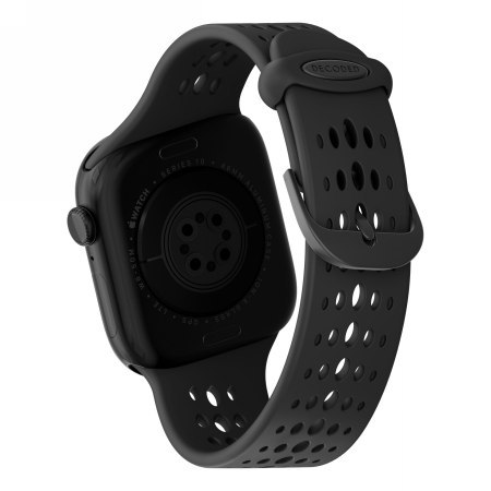 Decoded Silicone Ares O Band - silikonowy pasek do Apple Watch 38mm-42mm (Apple Watch 1-11, SE 1-3) (black)