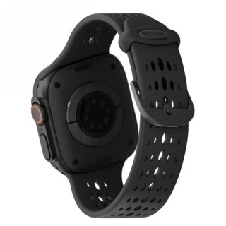 Decoded Silicone Ares O Band - silikonowy pasek do Apple Watch 44mm-49mm (Apple Watch 4-11, SE 1-3, Ultra 1-3) (black)