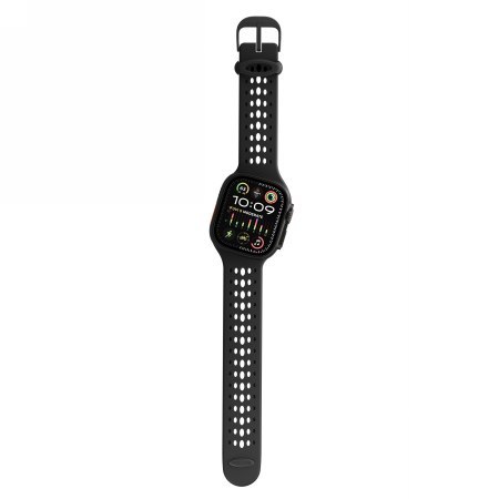 Decoded Silicone Ares O Band - silikonowy pasek do Apple Watch 44mm-49mm (Apple Watch 4-11, SE 1-3, Ultra 1-3) (black)