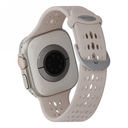 Decoded Silicone Ares O Band - silikonowy pasek do Apple Watch 44mm-49mm (Apple Watch 4-11, SE 1-3, Ultra 1-3) (clay)