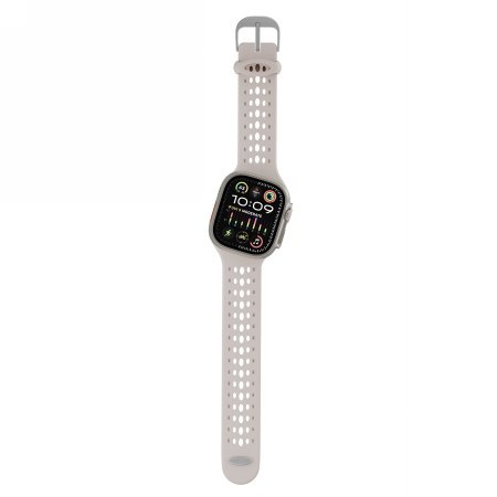 Decoded Silicone Ares O Band - silikonowy pasek do Apple Watch 44mm-49mm (Apple Watch 4-11, SE 1-3, Ultra 1-3) (clay)