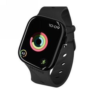 Decoded Silicone Ares Splice Band - silikonowy pasek do Apple Watch 38mm-42mm (Apple Watch 1-11, SE 1-3) (black)