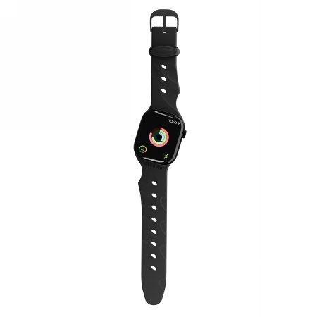 Decoded Silicone Ares Splice Band - silikonowy pasek do Apple Watch 38mm-42mm (Apple Watch 1-11, SE 1-3) (black)