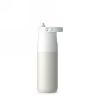 LARQ Bottle PureVis 2 - inteligentna, samoczyszcząca butelka filtrująca, światło UV-C 680ml (granite white)