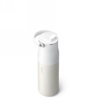 LARQ Bottle PureVis 2 - inteligentna, samoczyszcząca butelka filtrująca, światło UV-C 680ml (granite white)