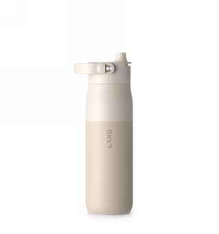 LARQ Bottle PureVis 2 - inteligentna, samoczyszcząca butelka filtrująca, światło UV-C 680ml (mojave dune)