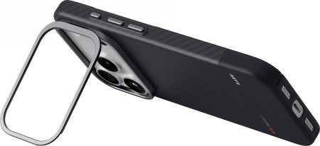 Laut Kev Protect - etui z podstawką do iPhone 18 Pro / 17 Pro kompatybilne z MagSafe (black)