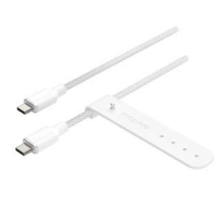Mophie Charge Stream - kabel USB-C - USB-C 1m (white)
