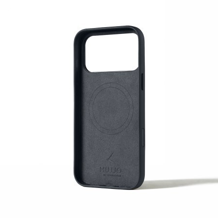 Mujjo Leather Case - etui skórzane do iPhone 18 Pro Max / 17 Pro Max kompatybilne z MagSafe (basalt)