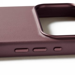 Mujjo Leather Case - etui skórzane do iPhone 18 Pro Max / 17 Pro Max kompatybilne z MagSafe (bronze red)