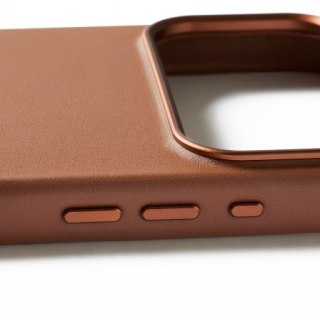 Mujjo Leather Case - etui skórzane do iPhone 18 Pro Max / 17 Pro Max kompatybilne z MagSafe (tan)