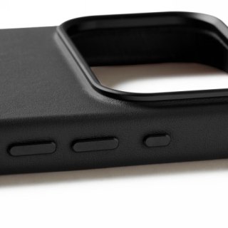 Mujjo Leather Case - etui skórzane do iPhone 18 Pro / 17 Pro kompatybilne z MagSafe (black)