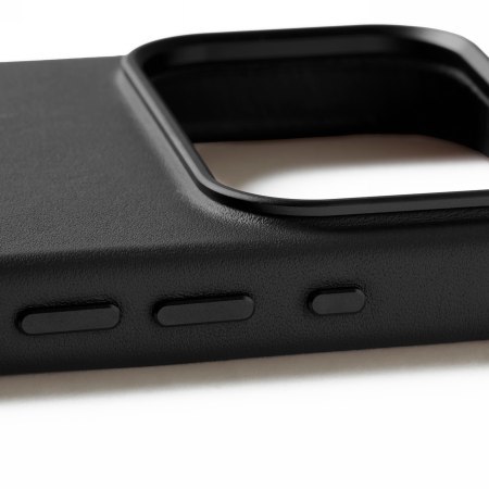 Mujjo Leather Case - etui skórzane do iPhone 18 Pro / 17 Pro kompatybilne z MagSafe (black)