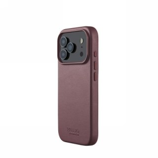 Mujjo Leather Case - etui skórzane do iPhone 18 Pro / 17 Pro kompatybilne z MagSafe (bronze red)