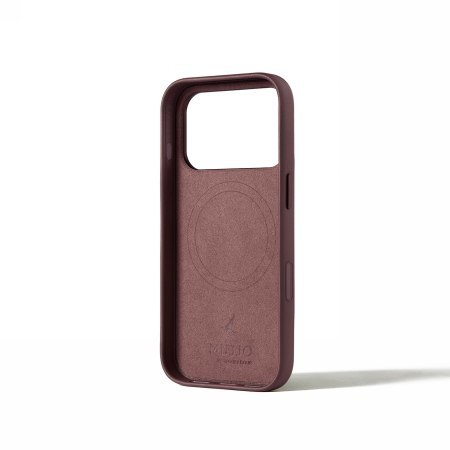 Mujjo Leather Case - etui skórzane do iPhone 18 Pro / 17 Pro kompatybilne z MagSafe (bronze red)
